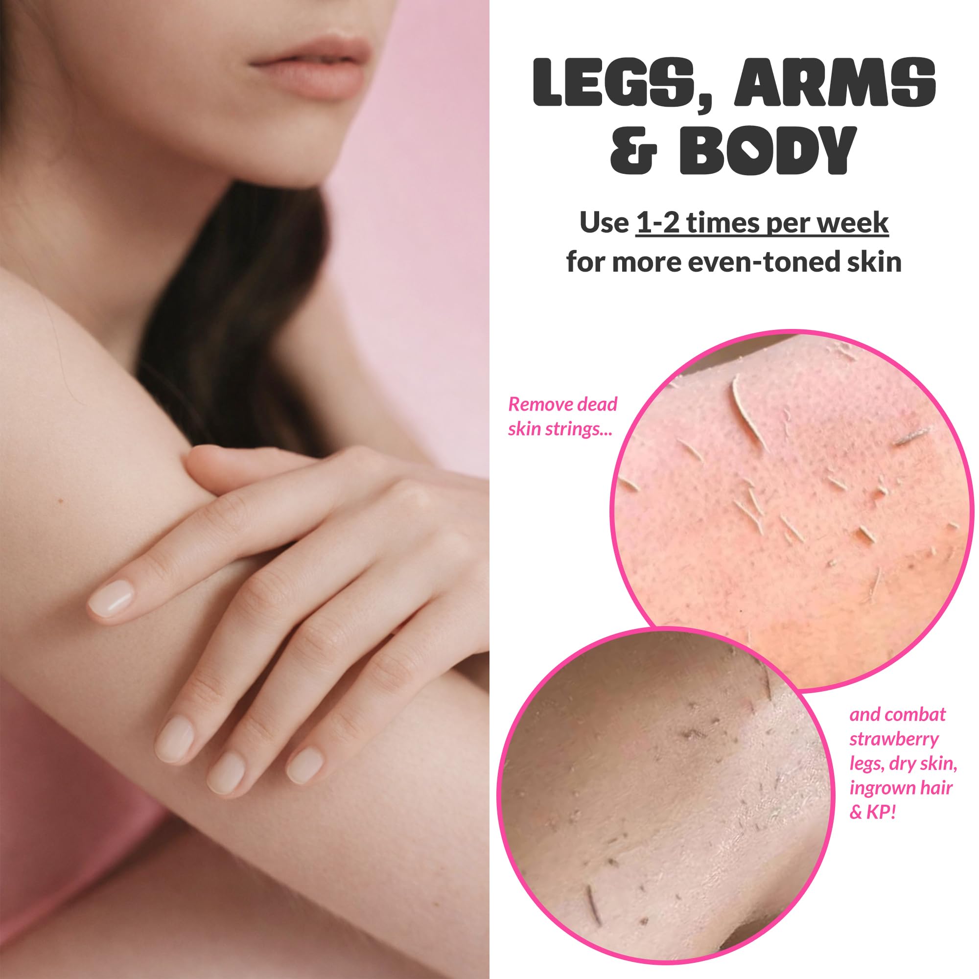 GLOWSTONE - GET EVEN LEG SCRUB GET EVEN LEG SCRUB - Stone Body Scrubber & Leg - GLOWSTONE - GET EVEN LEG SCRUB Official Product View 6