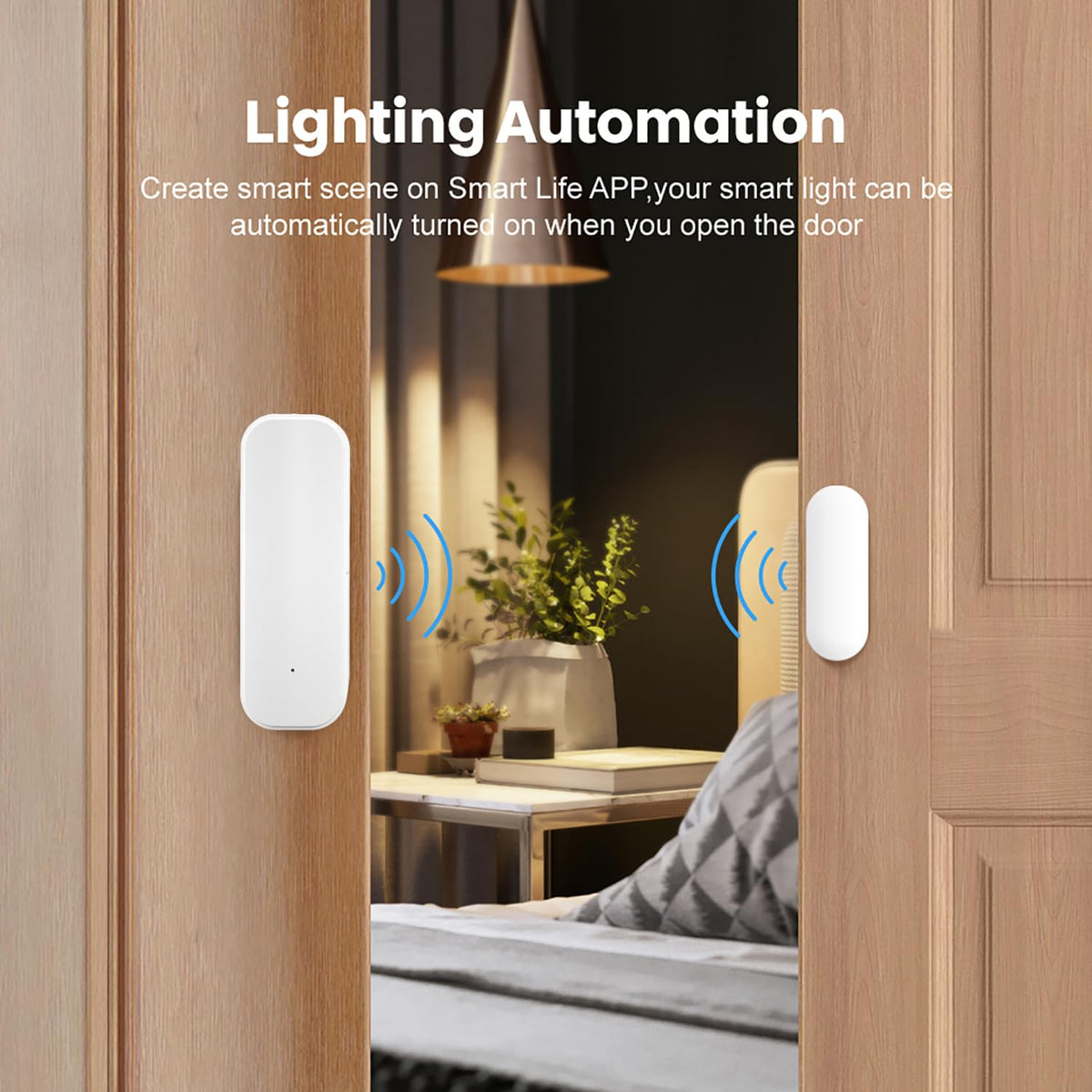Smart Door Sensor WiFi Door and Window Sensor Wireless - Gaoducash Official Imagery - 5