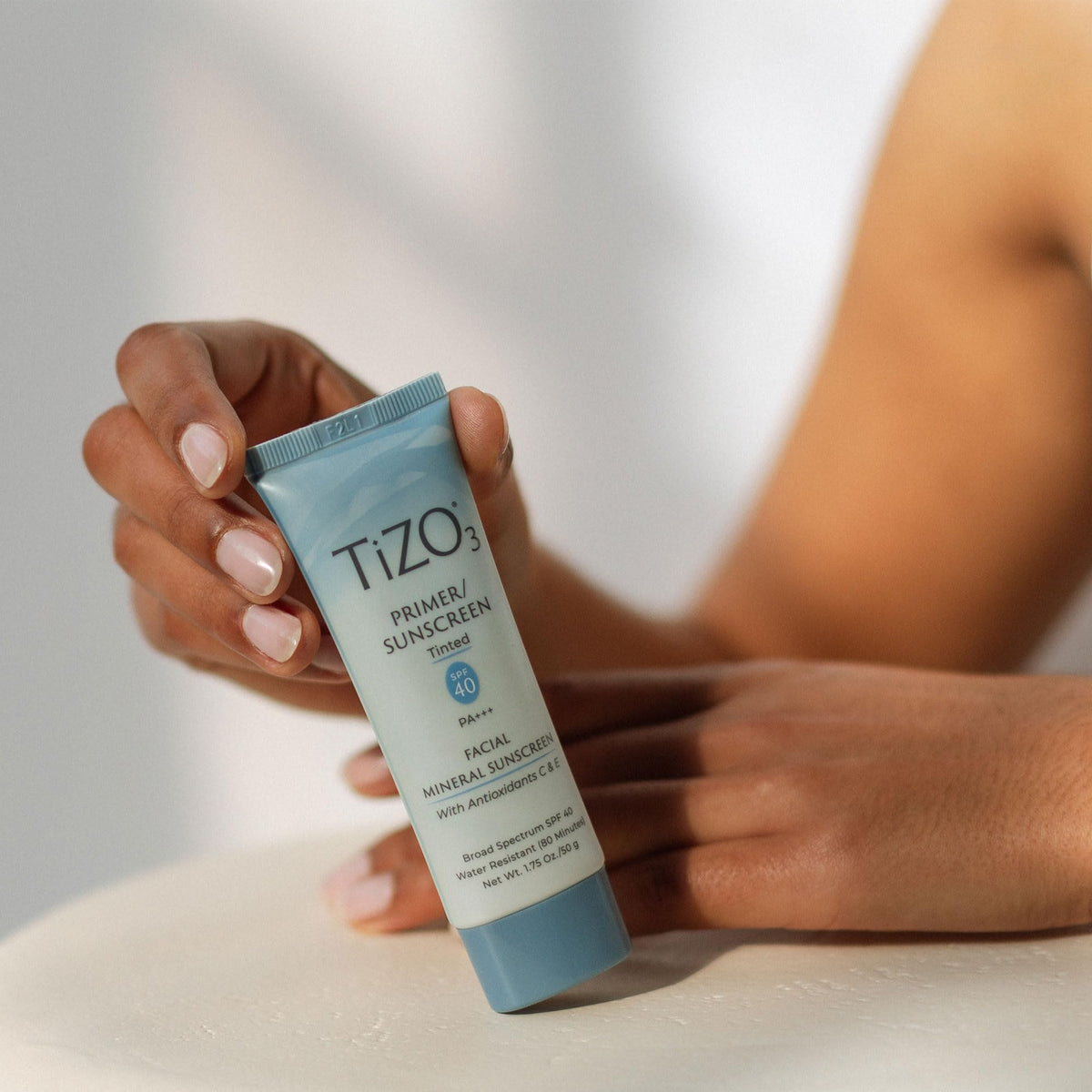 TiZO3 Facial Mineral Sunscreen and Primer Tinted Broad - TIZO Official Imagery - 7