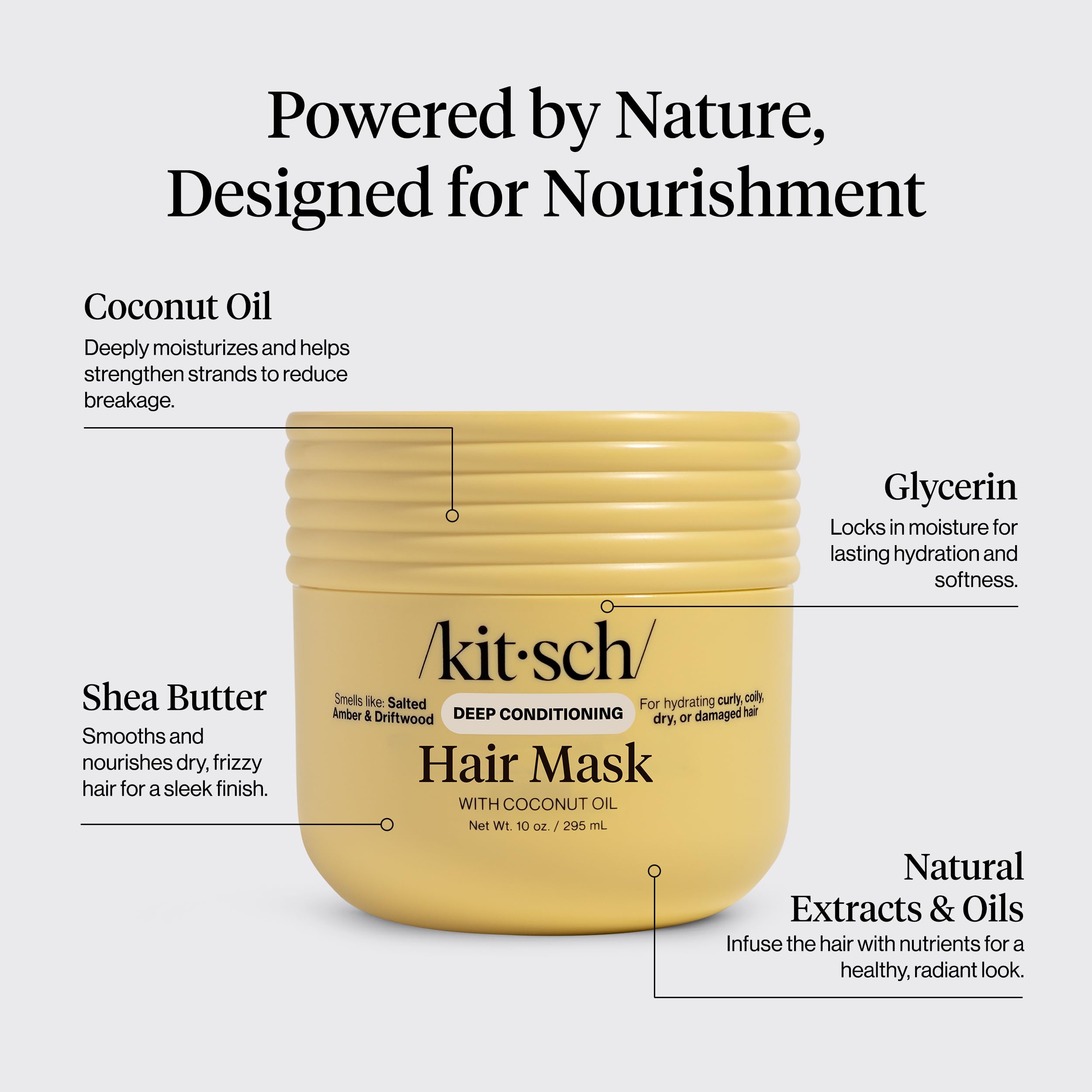 Elefair Tech Kitsch Moisturizing Coconut Oil Hair Mask for Damaged Hair - Elefair Tech Official Product View 7