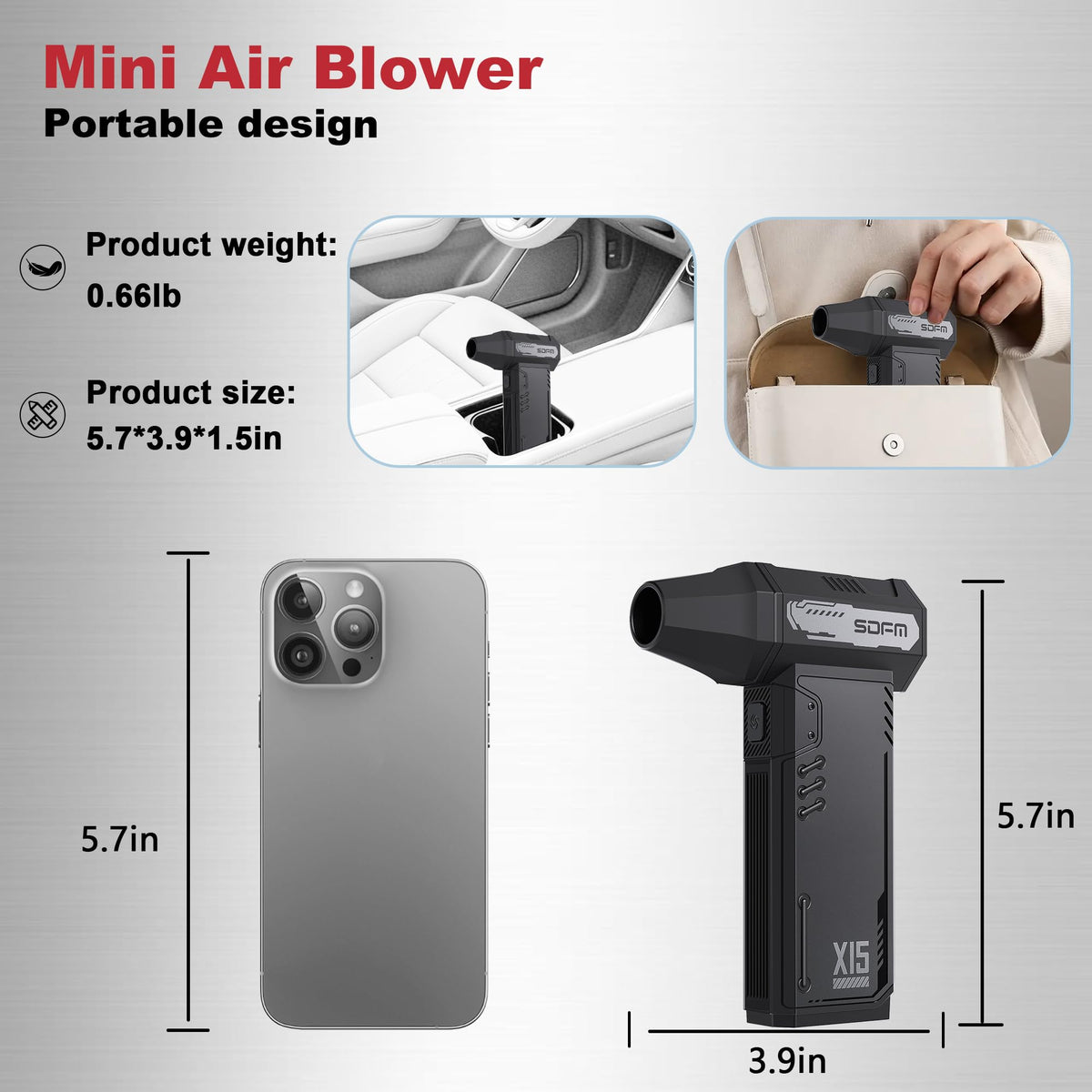 Compressed Air Duster 180 000RPM High Speed brushless Motor - SDFM Official Imagery - 3