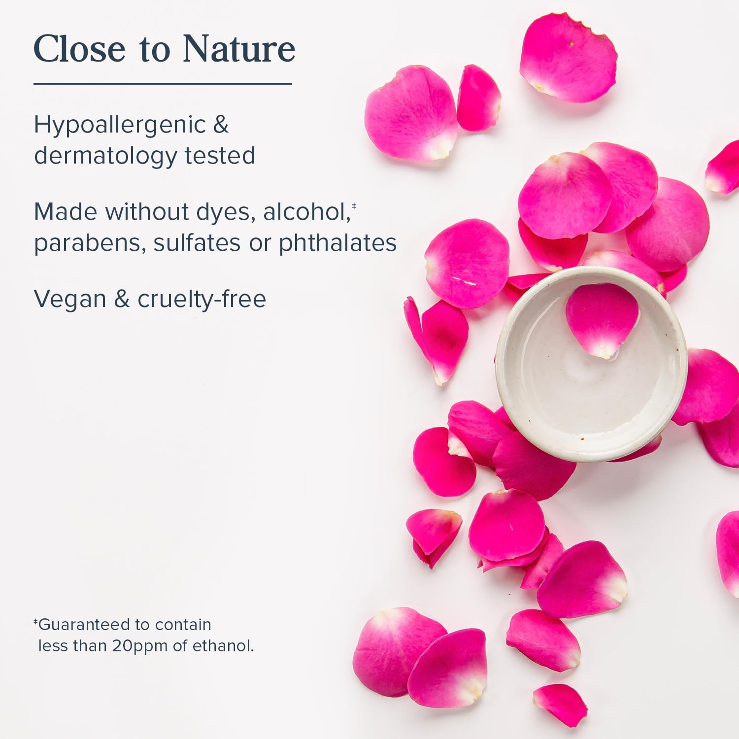HERITAGE STORE Rosewater Facial Toner with Hyaluronic Acid, 8 fl oz - HERITAGE Official Product View 4