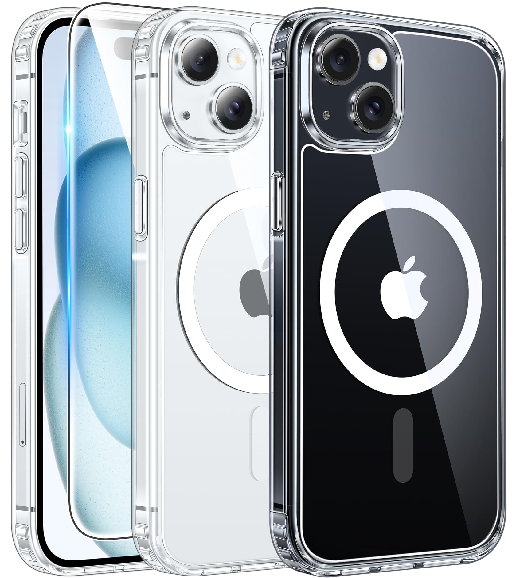 FNTCASE for iPhone 15 - 13 Case Compatible with Magsafe Clear - FNTCASE Official Product View 1