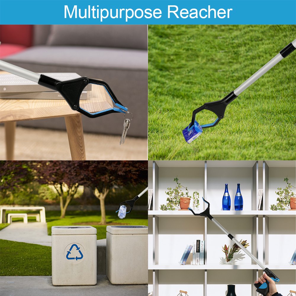 ZAYAD Grabber Reacher Tool, 32" Grabbers for Elderly, Lightweight by ZAYAD - Angle View 2