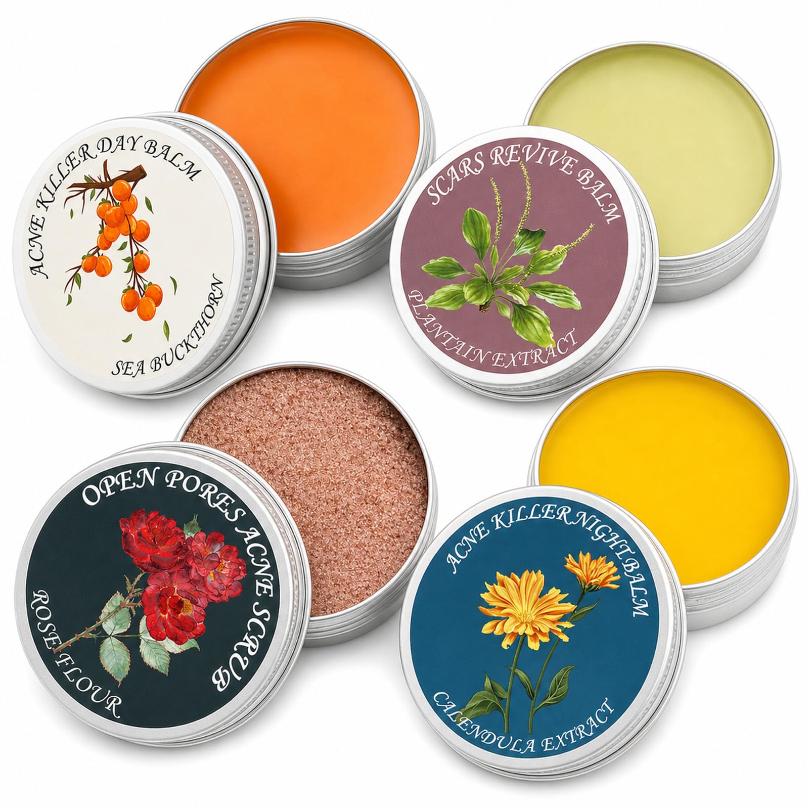 Organic Acne Redness Relief Set Organic Acne Redness Killer - SDXJIOGE Official Imagery - 2