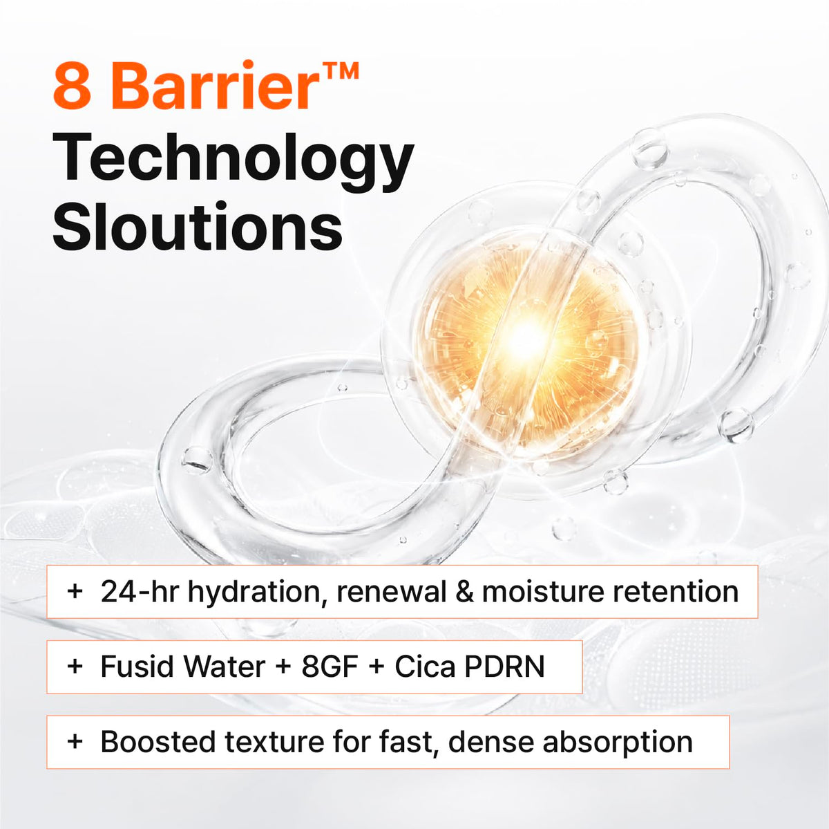 8 Barrier Skin Booster Essence Cica PDRN EGF 200ml - FUSIDYNE Official Imagery - 8