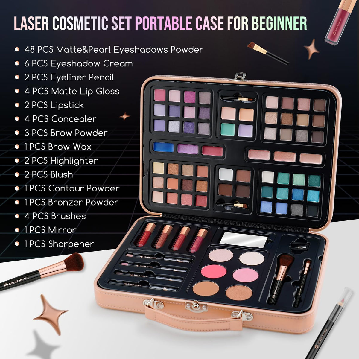 Color Nymph Makeup Kit For Girls Full Makeup Set Women - Color Nymph Official Imagery - 3