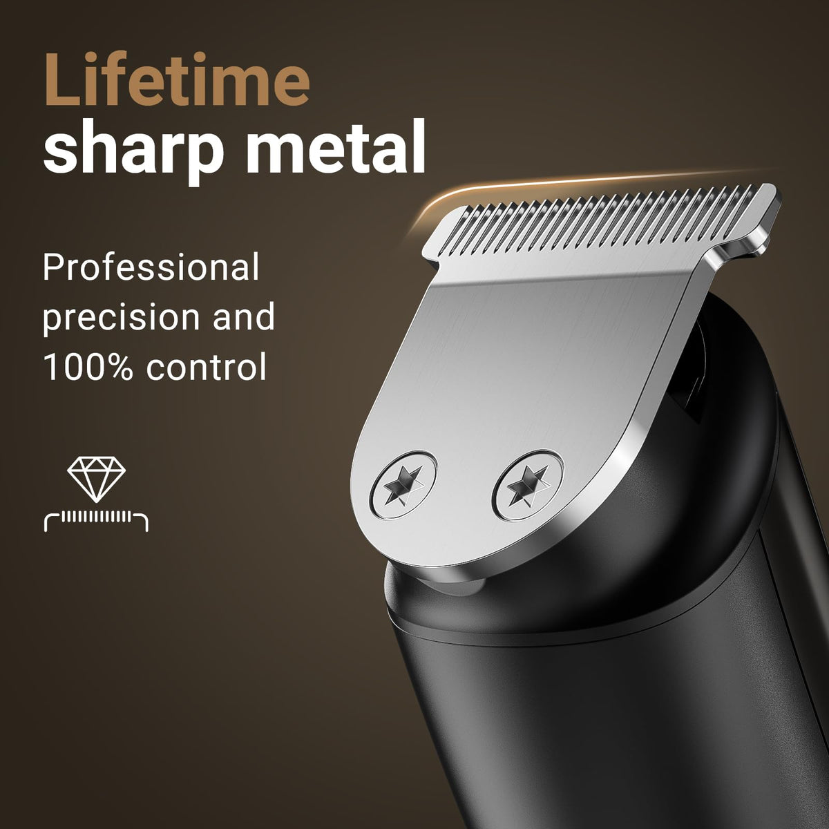 Rechargeable Beard Trimmer for Men in 1 Grooming Kit - SHPAVVER ETHUP Official Imagery - 4