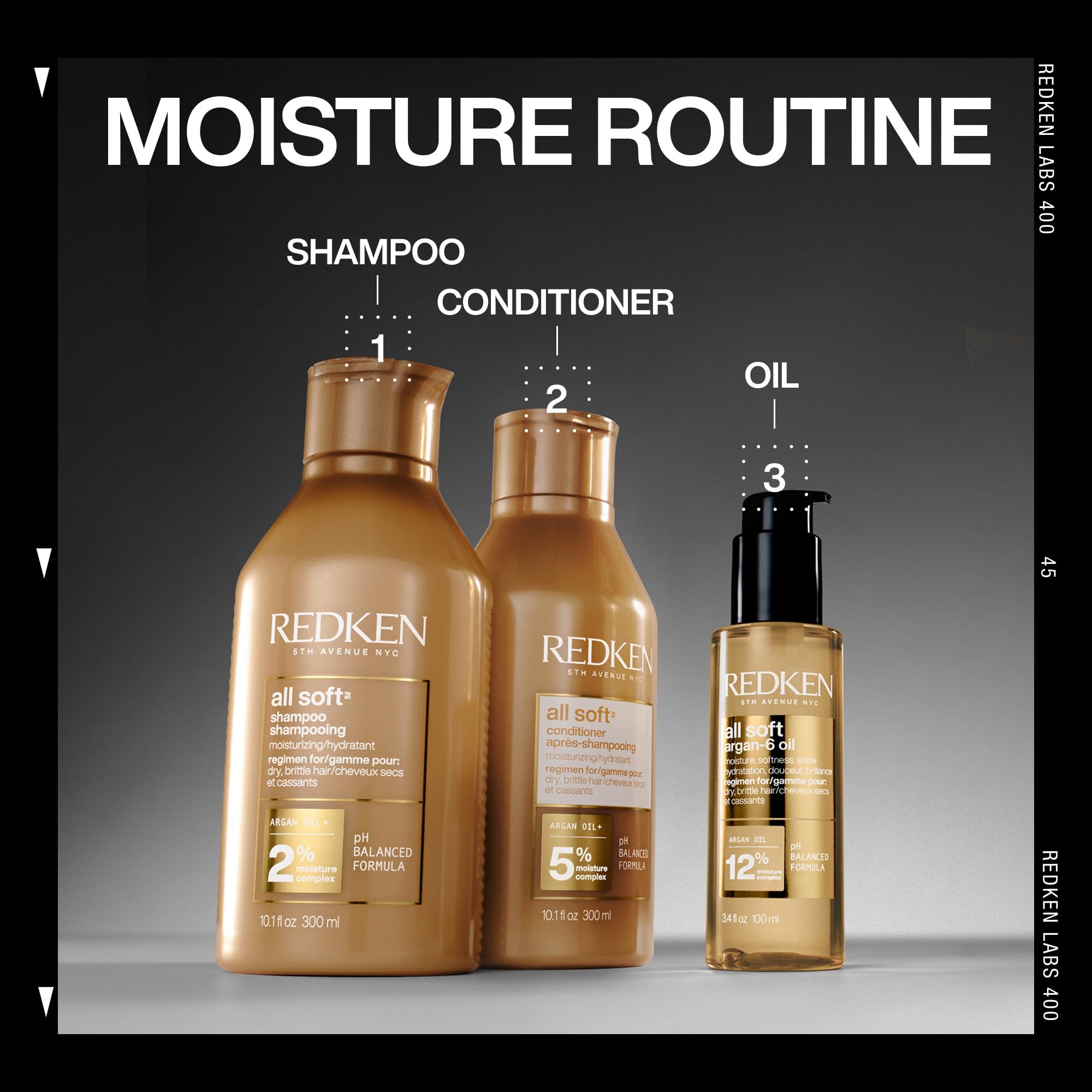 Redken All Soft Argan 6 Hair Oil For Softness Shine - Premium Selection Official Imagery - 7