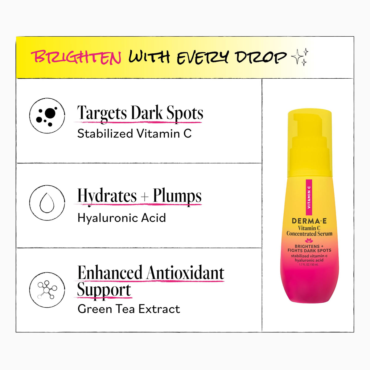 DERMA E Vitamin C Concentrated Face Serum to Hydrate - Derma E Official Imagery - 7