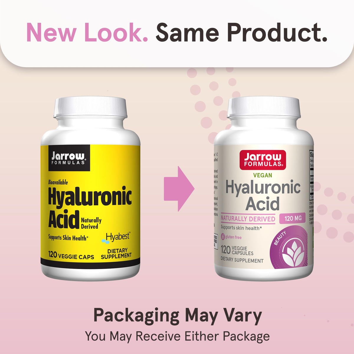 Jarrow Hyaluronic Acid 120 mg Dietary Supplement 120 - Jarrow Formulas Official Imagery - 3