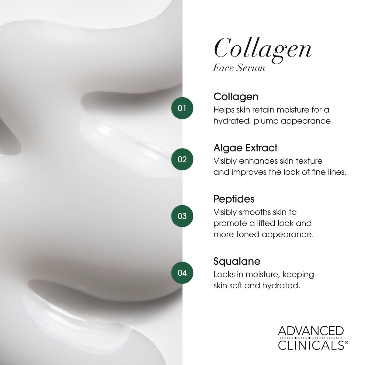Advanced Clinicals Collagen Serum For Face - Advanced Clinicals Official Imagery - 5