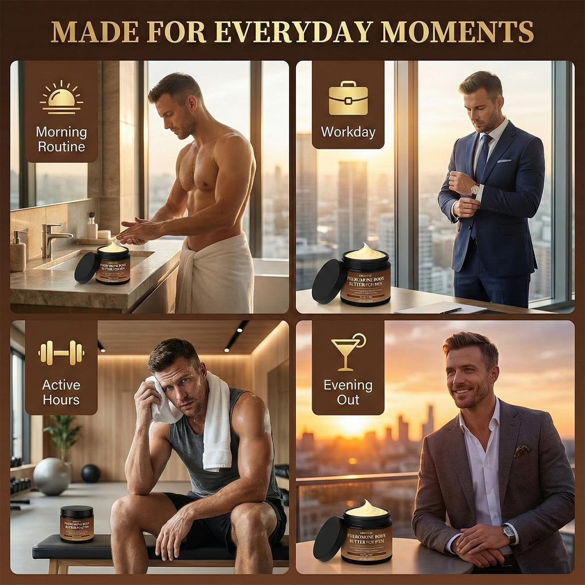 Pheromone Body Butter Men Mens Skin Cream Cologne Inspired - Allaura Beauty Official Imagery - 7