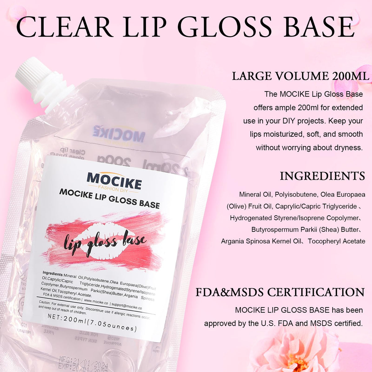 MOCIKE DIY Lip Gloss Making kit for Adult Gifts - MOCIKE Official Imagery - 4
