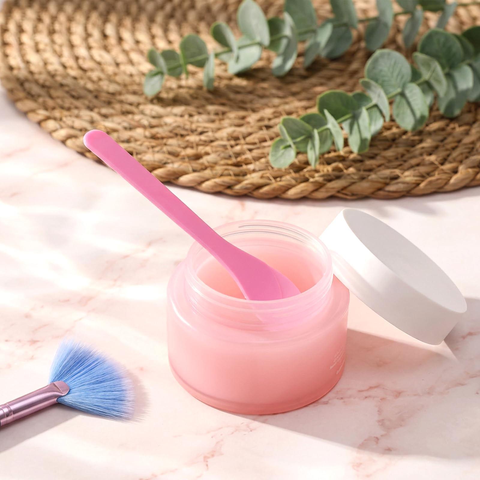 9Pcs Makeup Cosmetic Spatula Reusable Lotion Skincare Spatula - Fosaseua