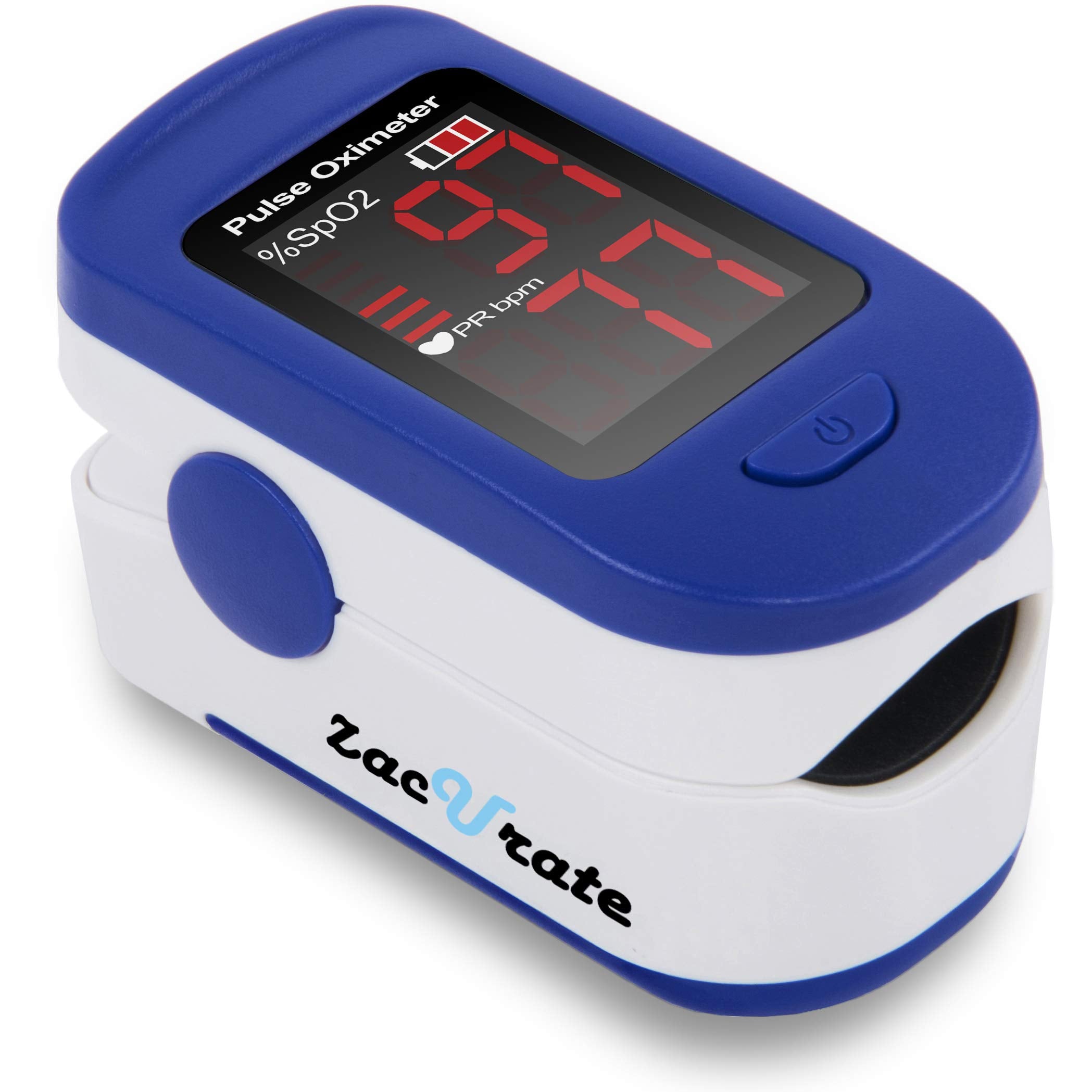 Zacurate 500BL Fingertip Pulse Oximeter Blood Oxygen Saturation M by Zacurate - Angle View 1