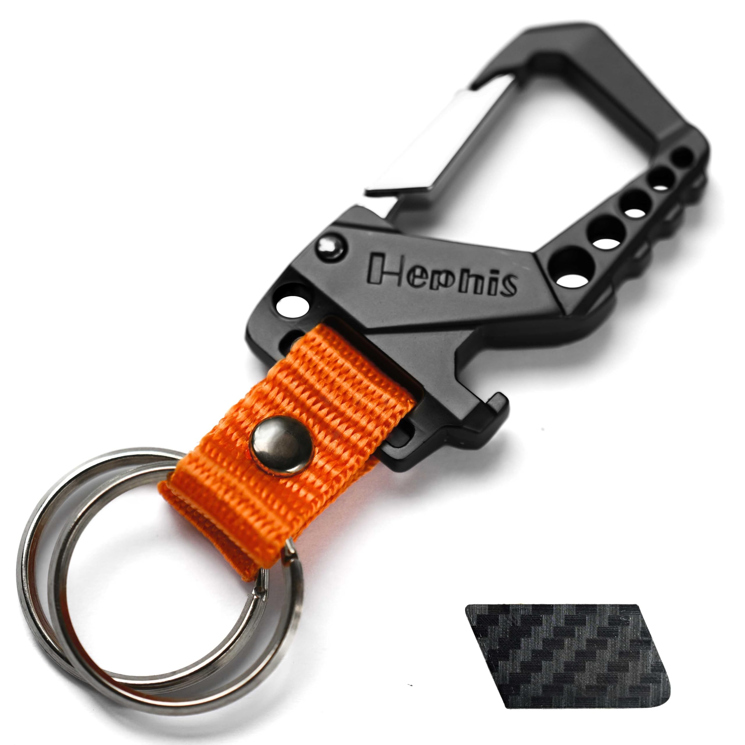 Skull Heavy Duty Key Chain,Car Emergency Escape Tool, Seat belt - Product Imagery