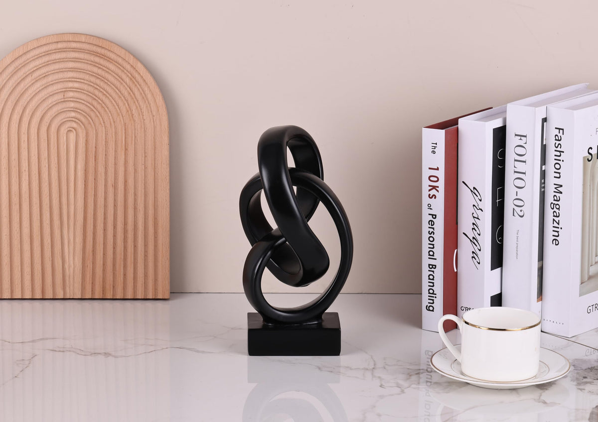 Modern Abstract Knot Sculpture Artistic Mobius Inspired - WUBIANJIE Official Imagery - 7