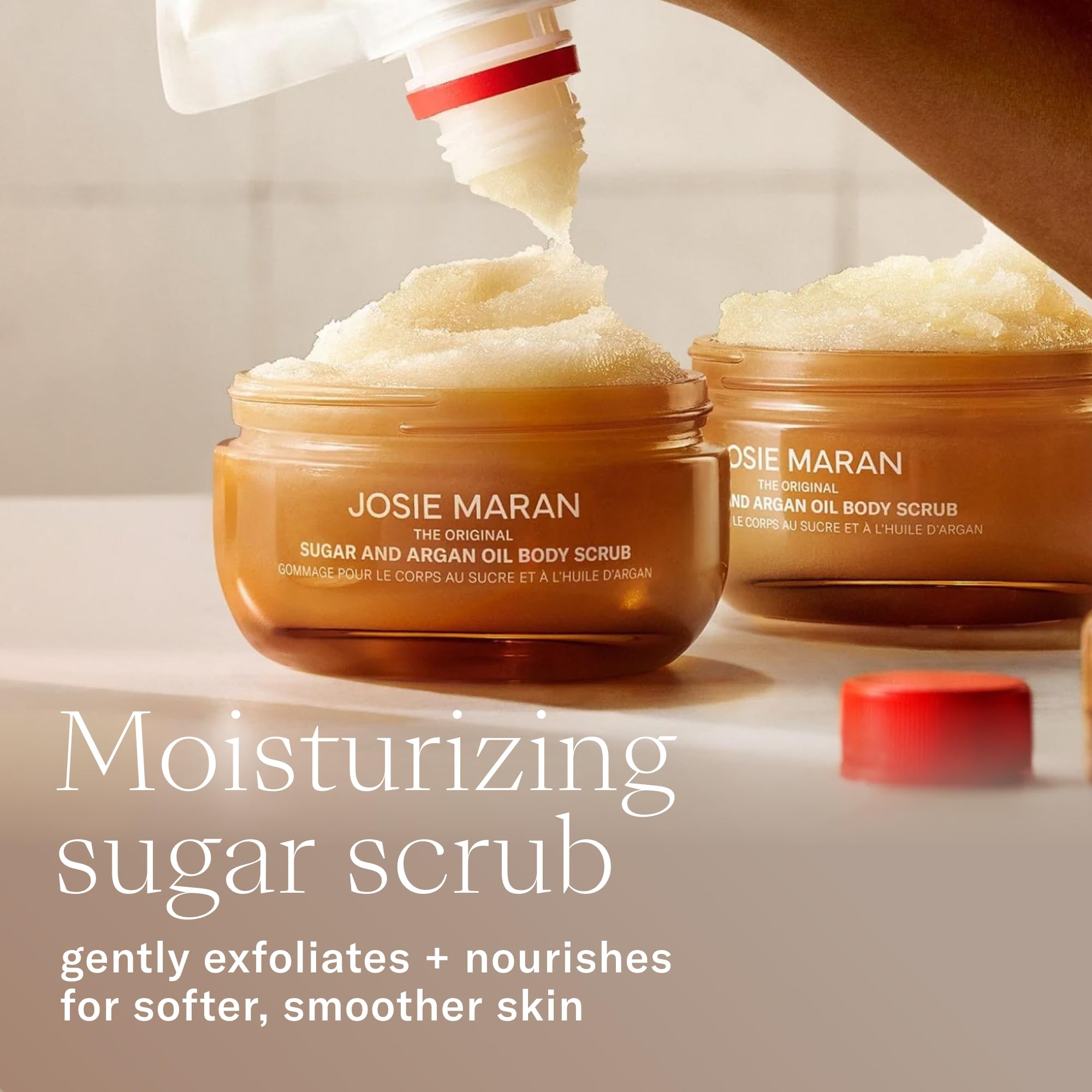 Josie Maran Always Nude Sugar & Argan Oil Body Scrub, 6 wt oz - Josie Maran Official Product View 3