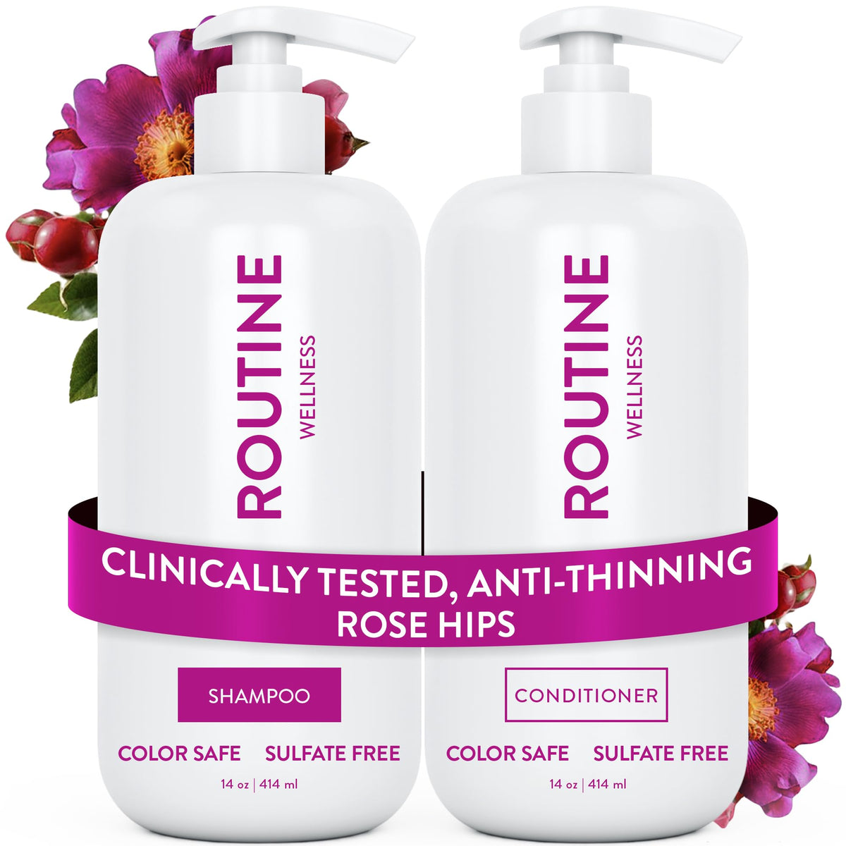 Routine Wellness Anti Thinning Shampoo Conditioner - Routine Wellness Official Imagery - 2