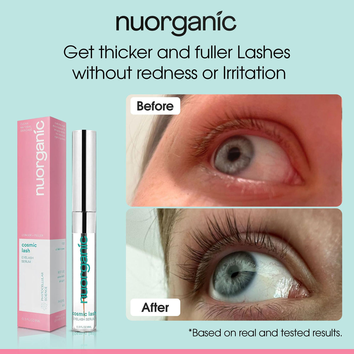 nuorganic Cosmic Lash Eyelash Growth Serum Prostaglandin - NuOrganic Cosmetics Official Imagery - 4