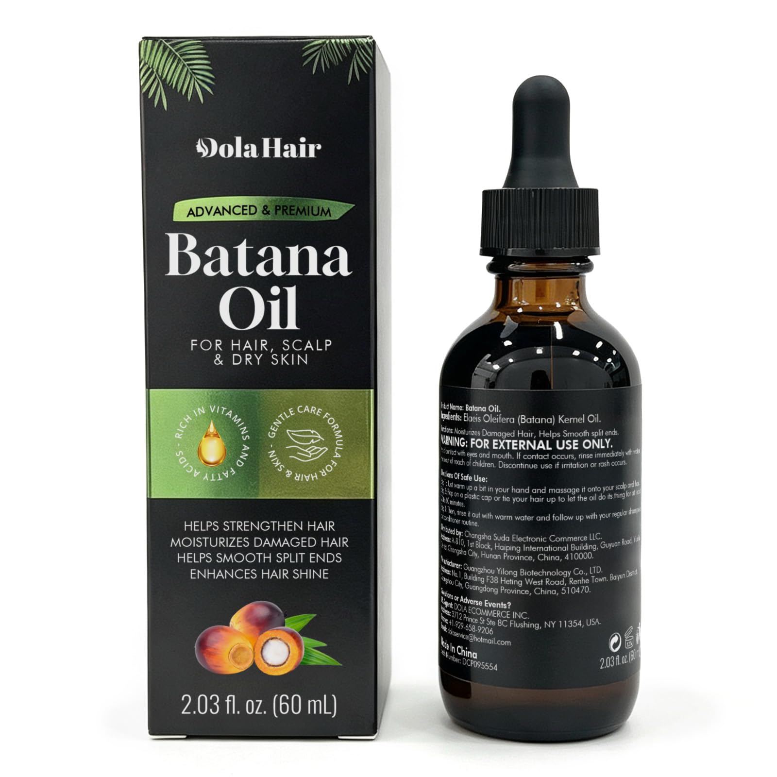 Dolahair Batana Oil for Hair, Scalp & Skin, Natural Elaeis Oleifera Kernel Oil, - Dolahair Official Product View 7