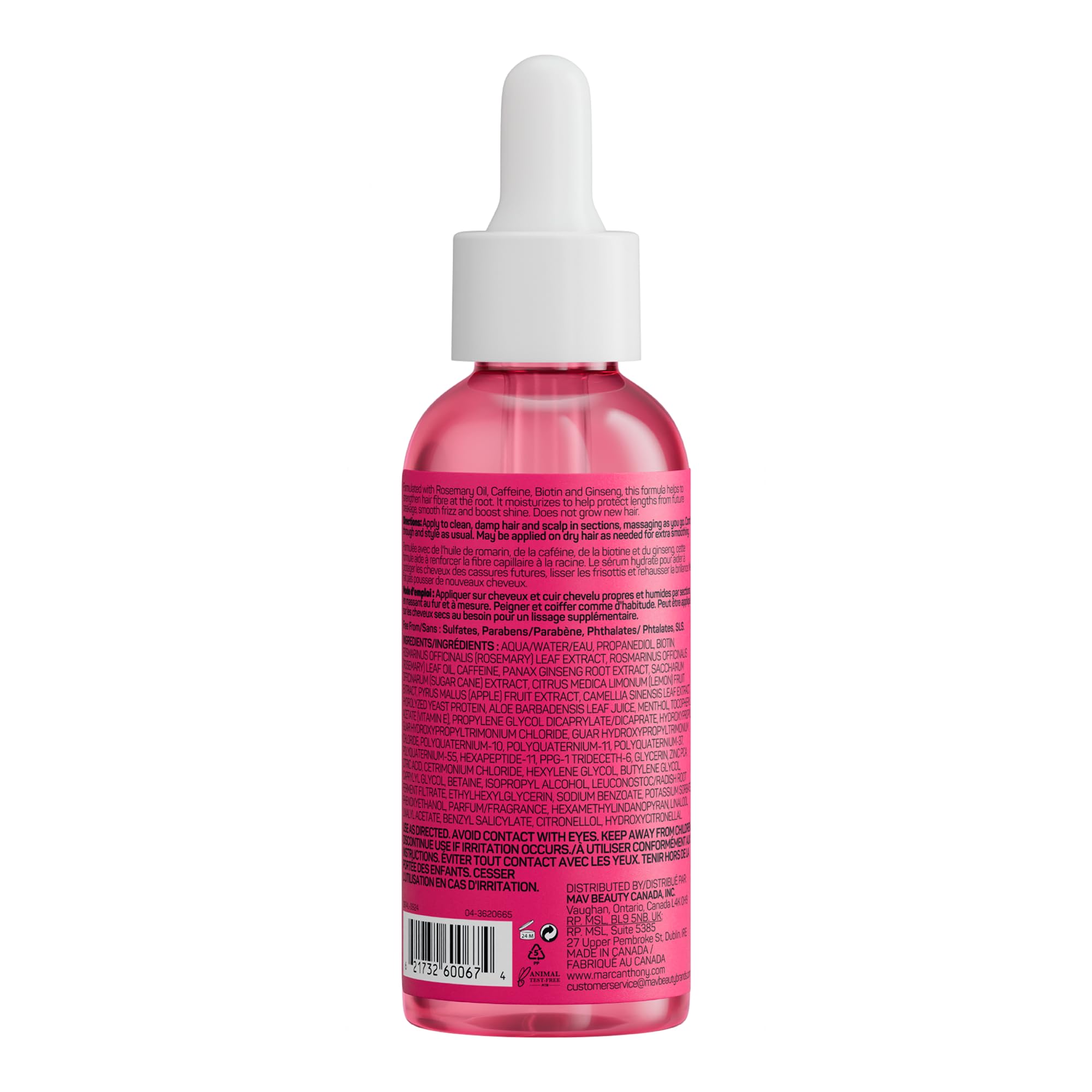 Marc Anthony Grow Long, Anti - Breakage Scalp & Hair Serum with Biotin - Marc Anthony Official Product View 3