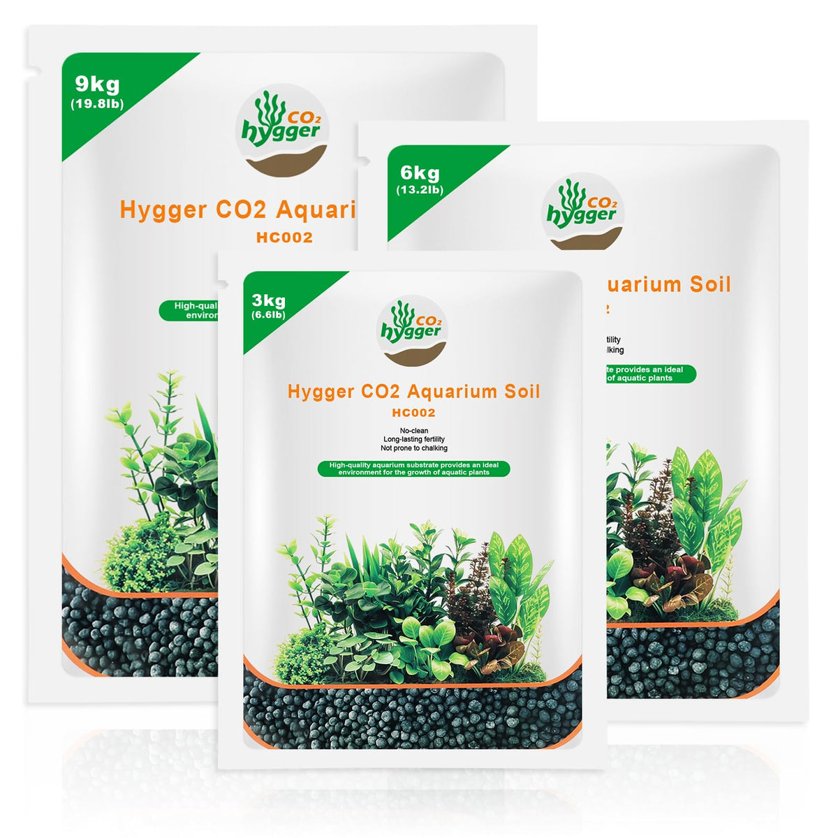 6 6Ib Aquarium Soil Water Grass Mud Fish Tank Aquascaping - Hygger CO2 Official Imagery - 1