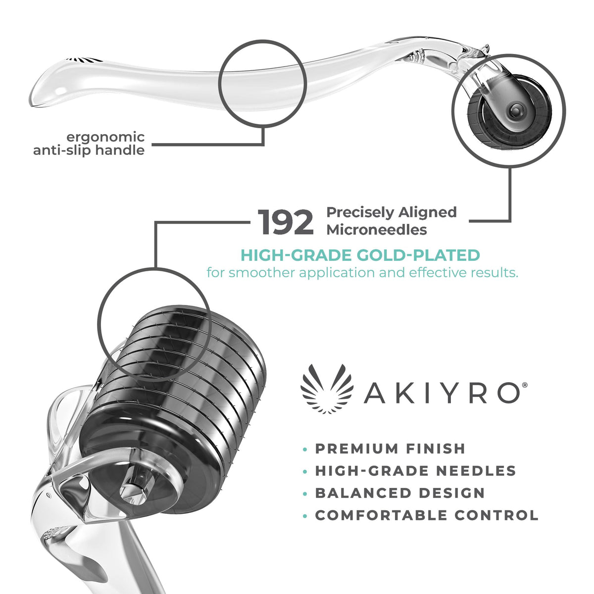 AKIYRO Derma Roller 0 30mm - AKIYRO Official Imagery - 6
