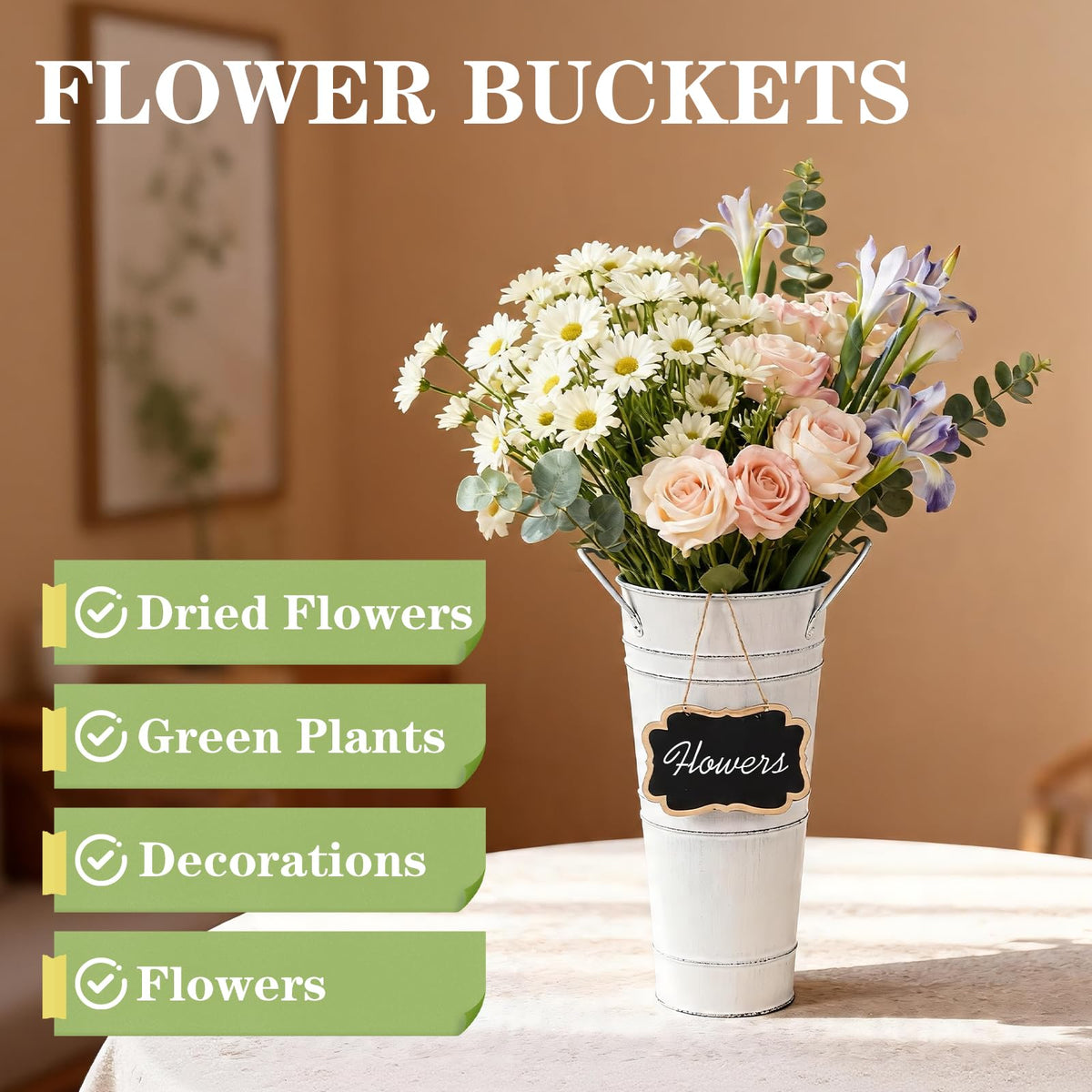 56 Pcs Flower Bar Supplies Kit Bloom Bar Set Includes Iron - SIYOMG Official Imagery - 6