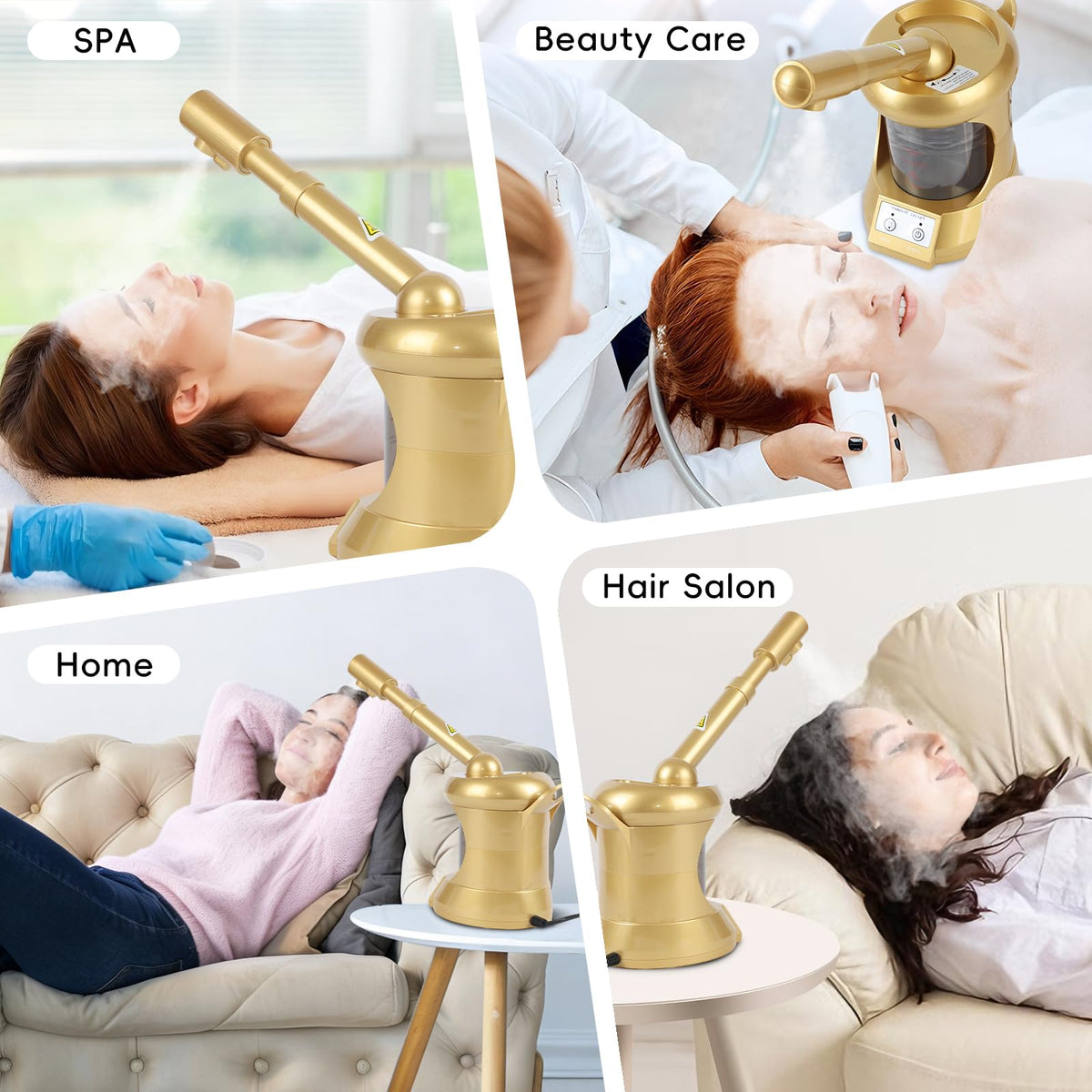 Facial Steamer Nano Ionic Face Steamer with Extendable Arm - HSONBIUTY Official Imagery - 7