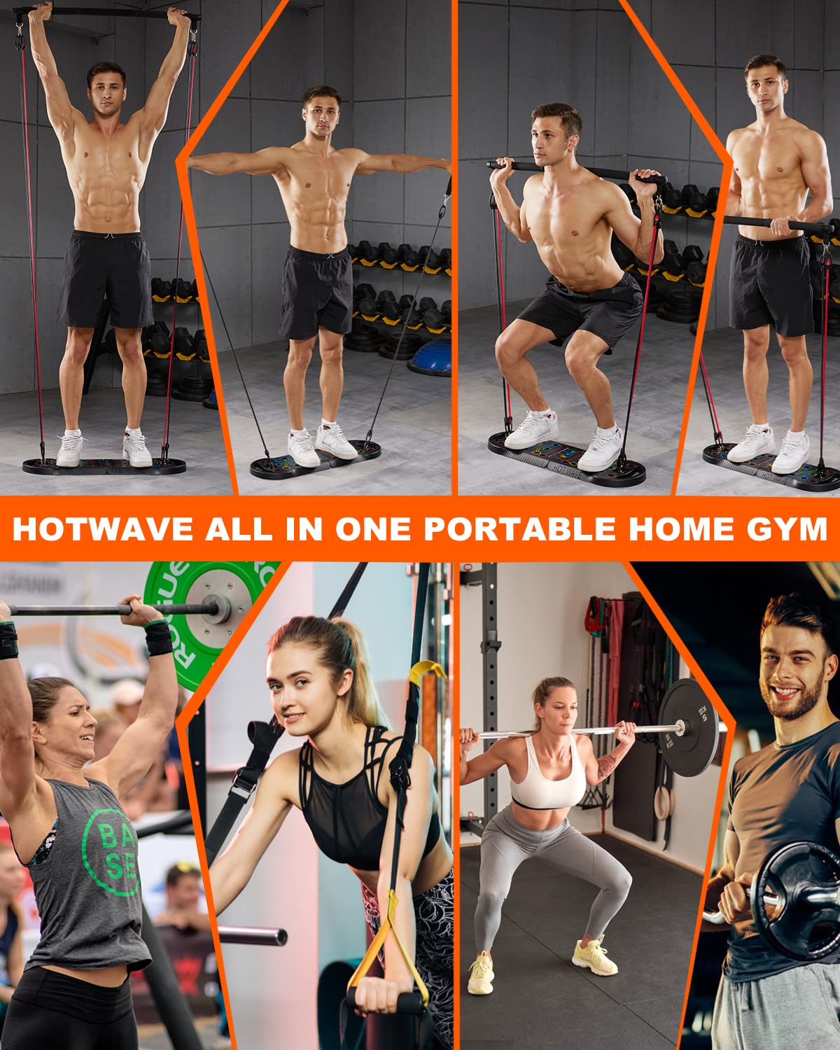 Push Up Board Portable PushUp Board Foldable 20 in 1 Push Up - HOTWAVE Official Imagery - 4