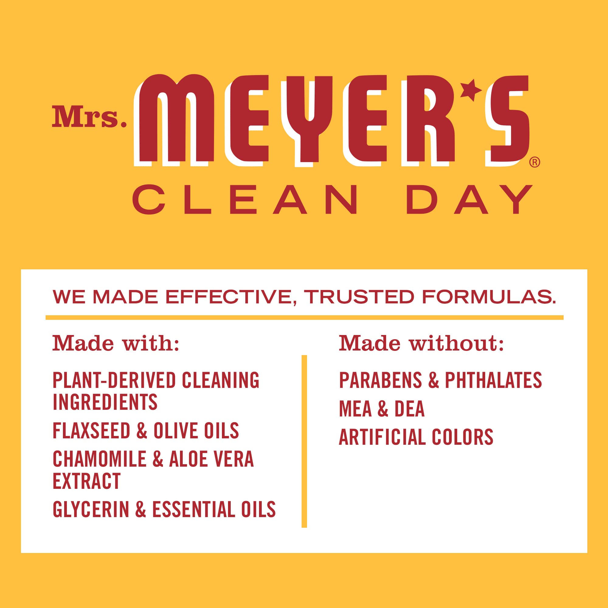 MRS. MEYER'S CLEAN DAY Moisturizing Body Wash for Women and Men, Shower Gel Formula Made with Essential Oils, Clementine, 16 oz - Pack of 3