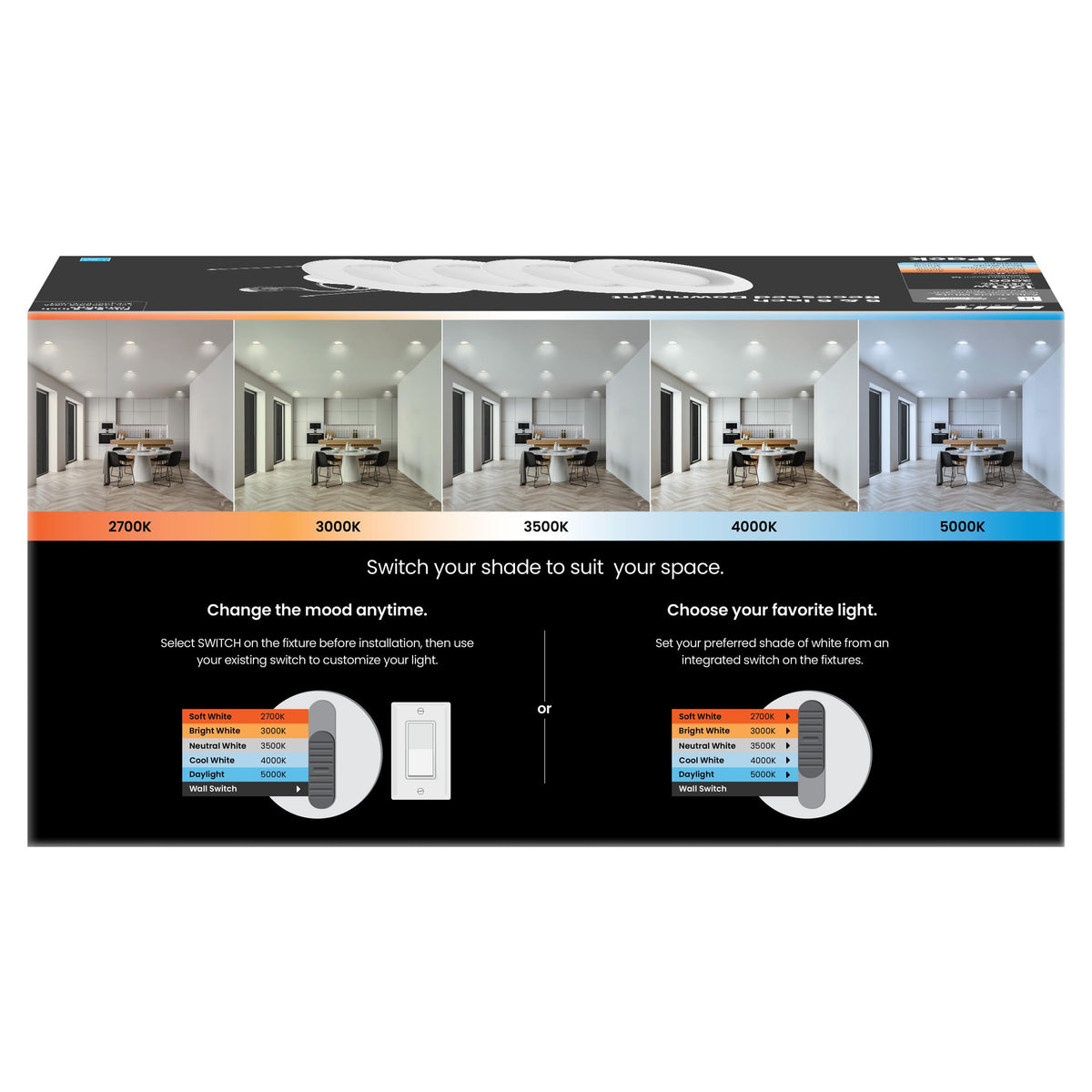 Feit Electric 5 6in LED Recessed Downlight Retrofit Kit 120W - Feit Electric Official Imagery - 3