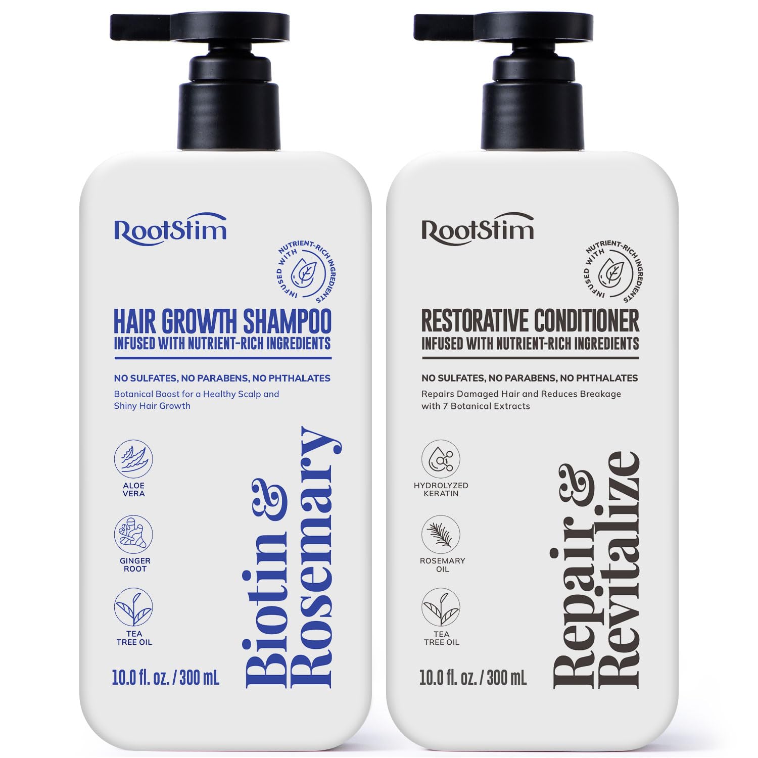 RootStim Hair Growth Shampoo and Conditioner Set for Thinning Hair - RootStim Official Product View 2