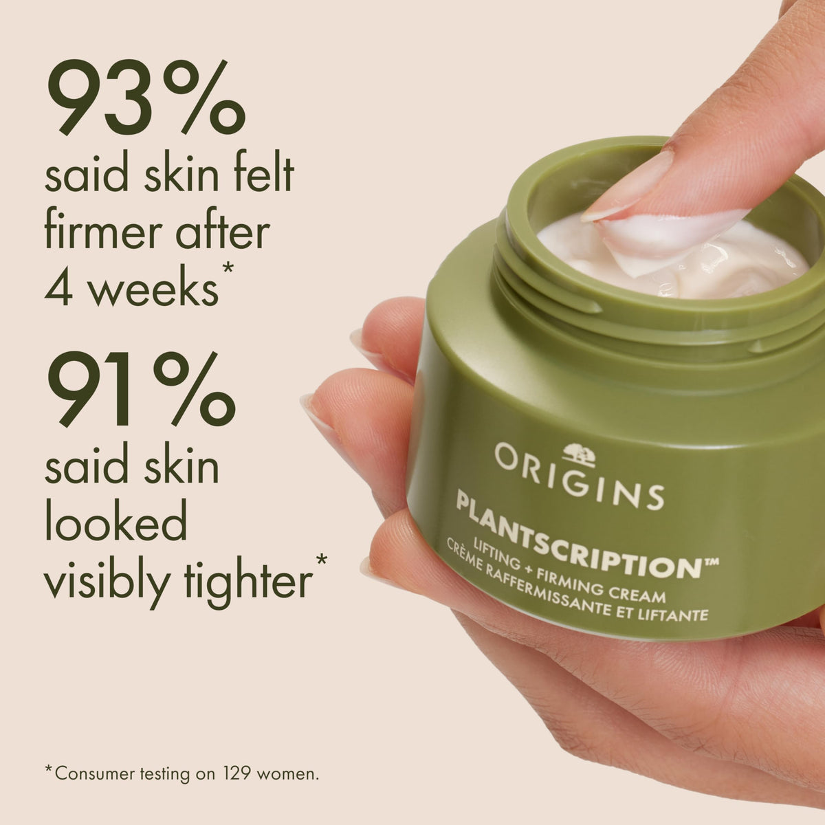 Origins Plantscription Lifting Firming Peptide Moisturizer - Premium Selection Official Imagery - 4