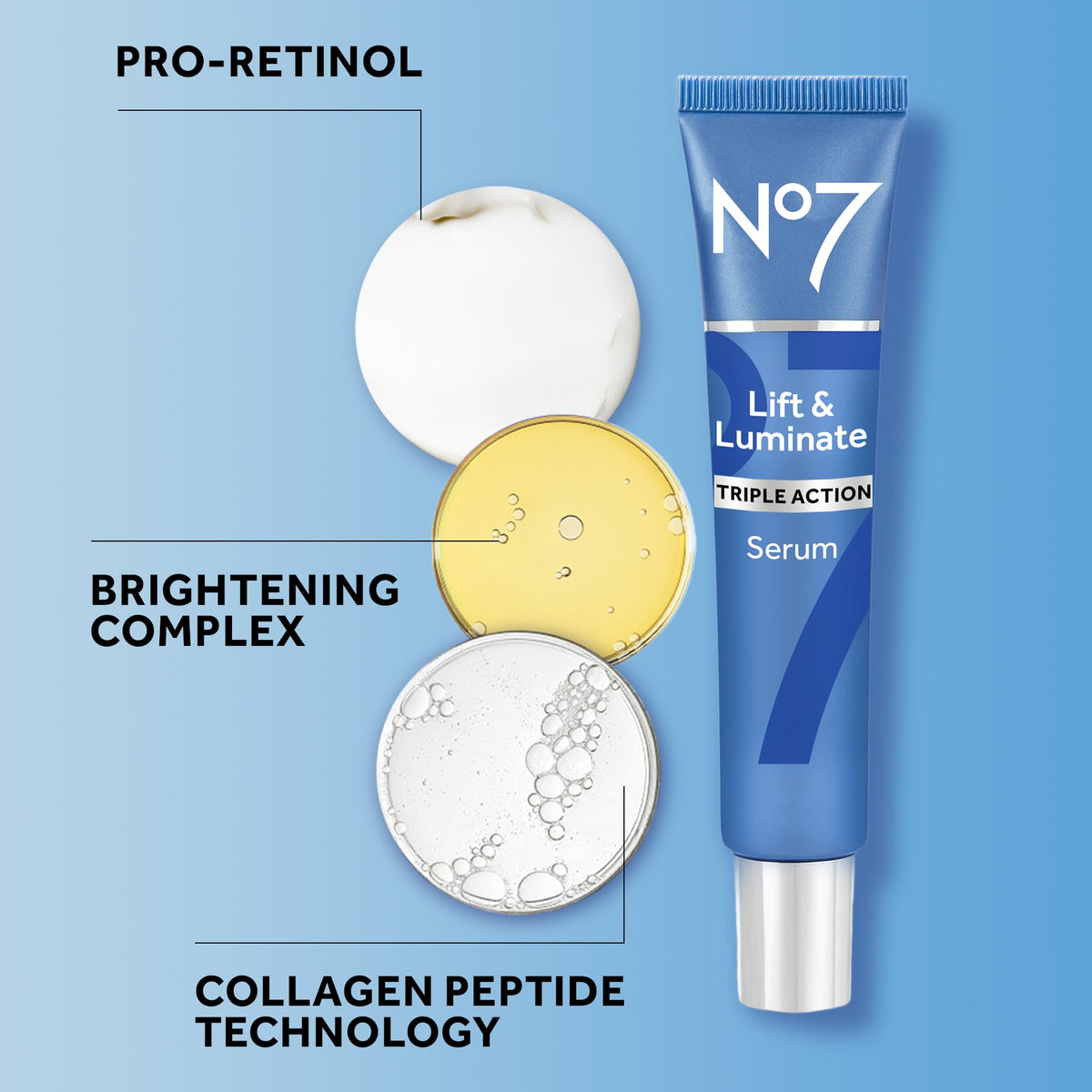 No7 Lift Luminate Triple Action Face Serum 50ml - No7 Official Imagery - 7