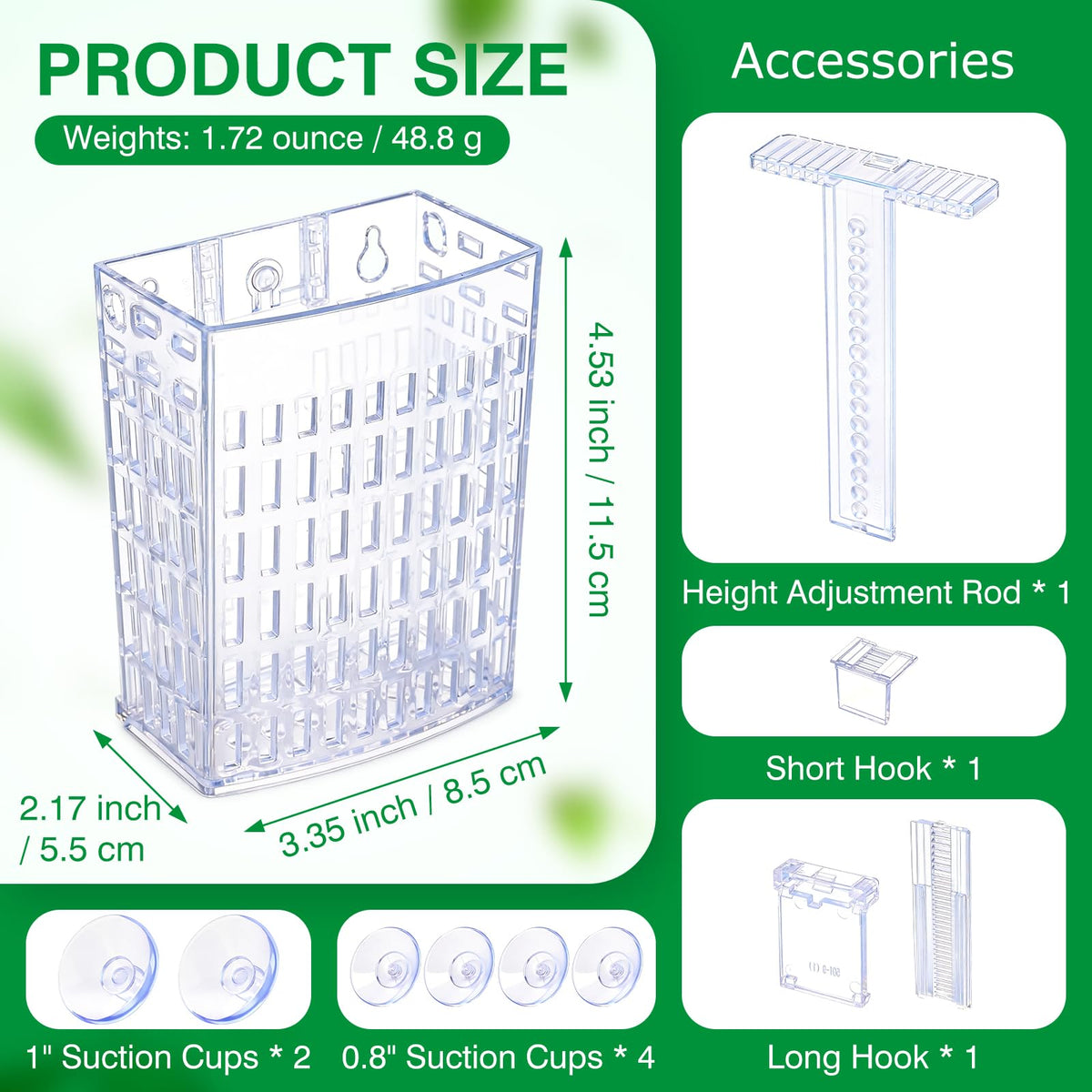 2026 Latest Upgraded Aquarium Plant Holder Adjustable Height - Borlech Official Imagery - 8