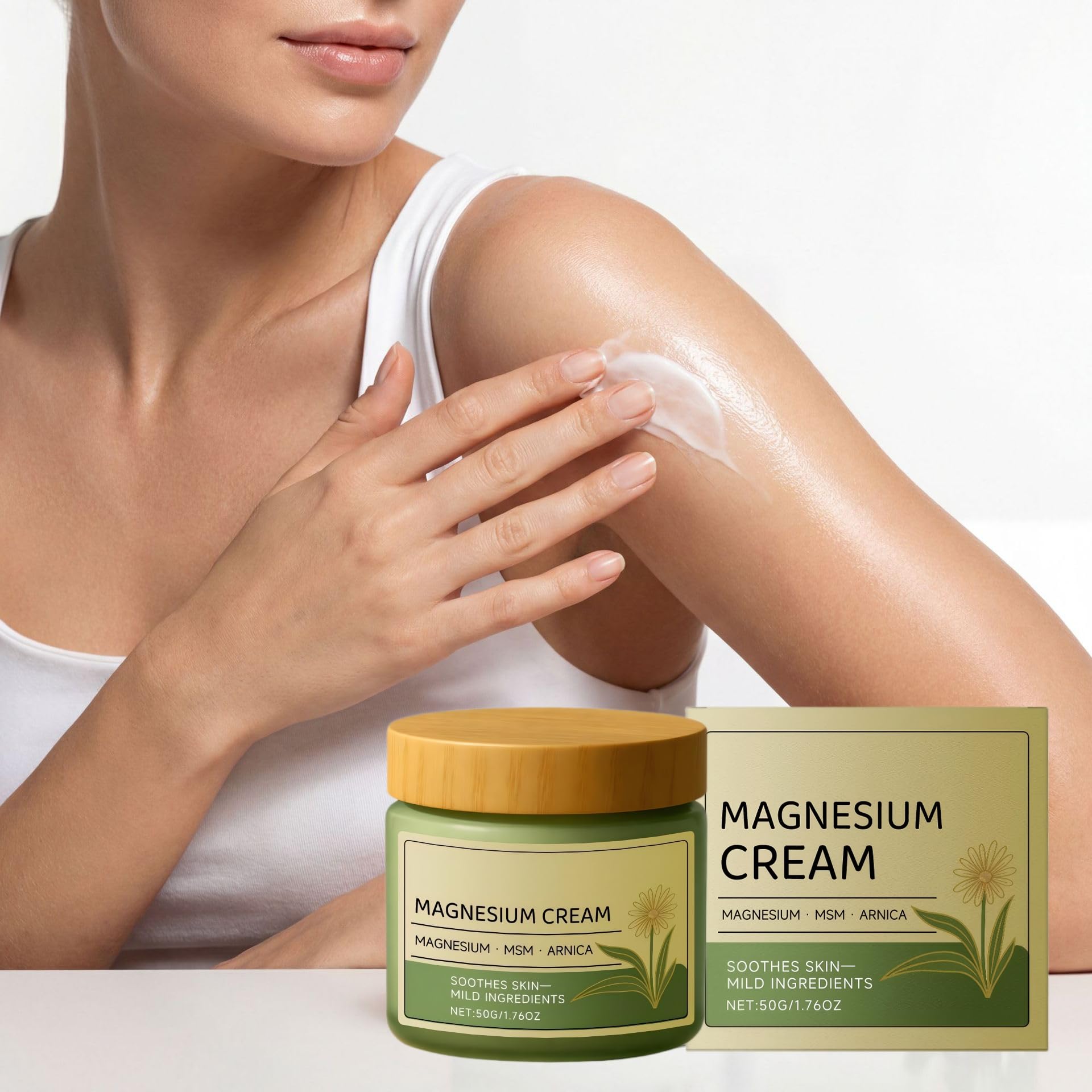 Axnzp Magnesium Cream with MSM & Arnica – 2 Pcs
