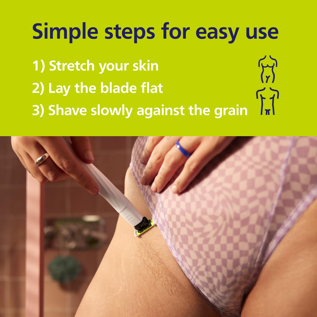 Philips Norelco OneBlade Intimate Trimmer and Shaver with - Norelco Official Imagery - 3