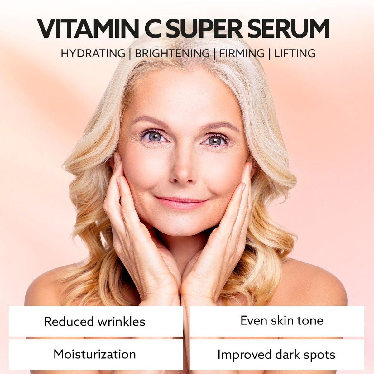 Super Vitamin C Serum for Women Over 70 Vitamin C Face Serum - ANSDUR Official Imagery - 6