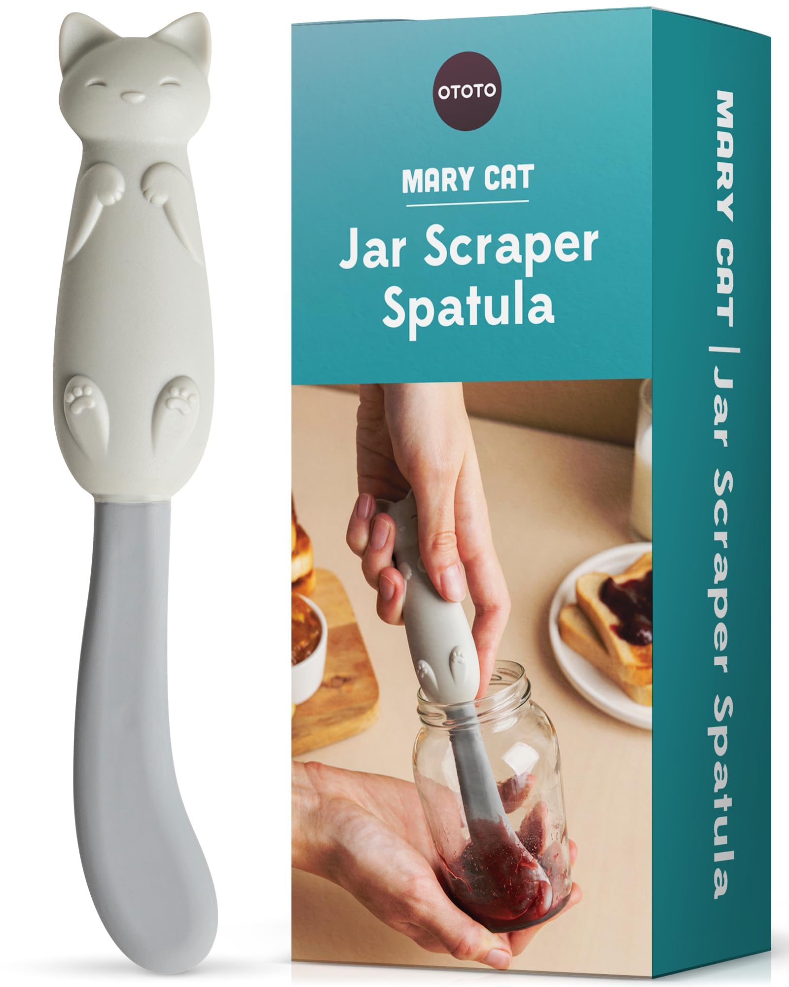 OTOTO Splatypus Jar Spatula for Scooping and Scraping - Unique Fun Coo - View 9