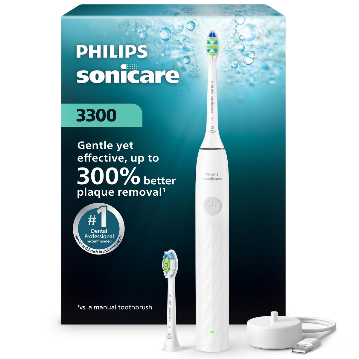 Philips Sonicare 3300 Rechargeable Electric Toothbrush 2 - Philips Sonicare Official Imagery - 1