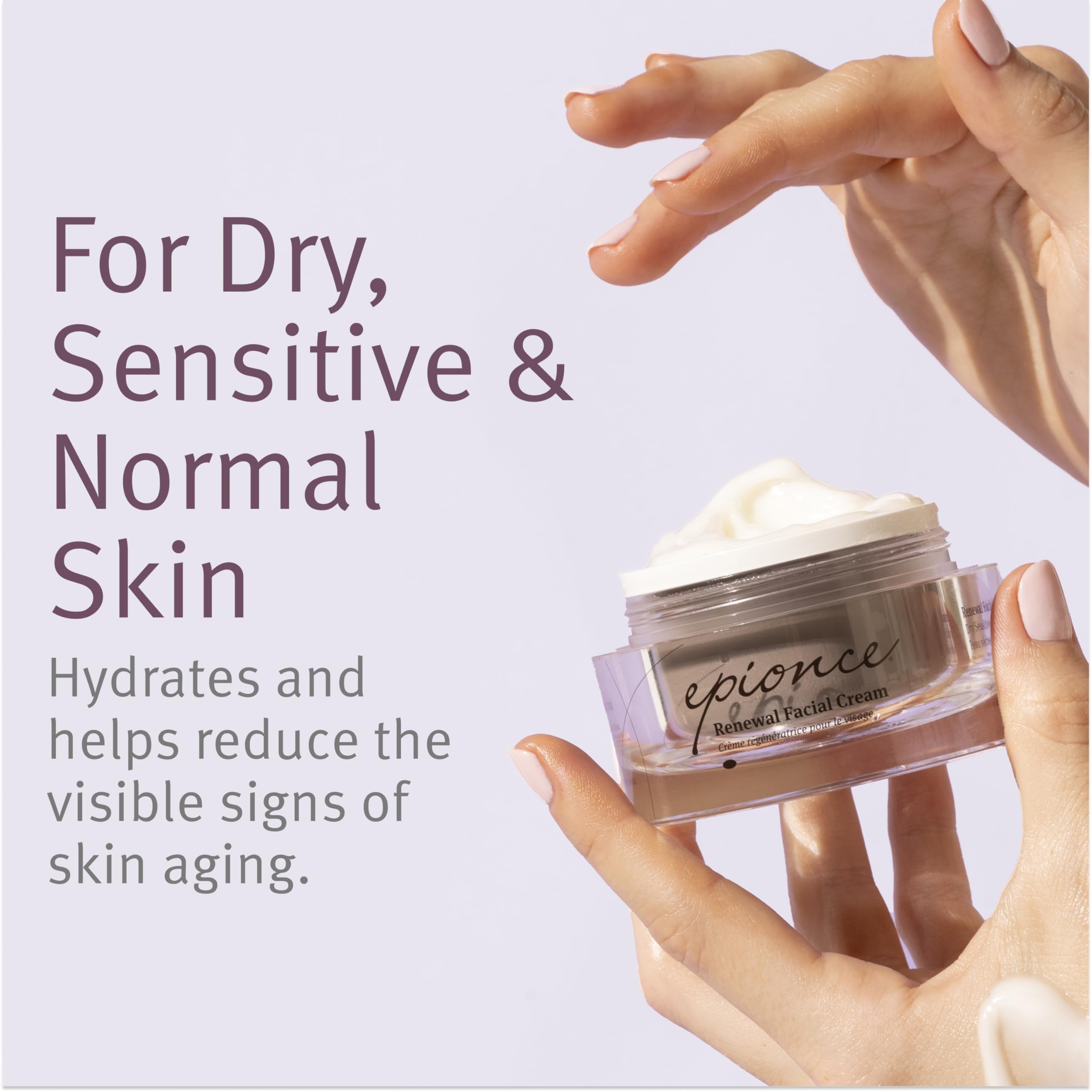 Epionce Renewal Facial Cream Hydrating Anti - Aging Skin Barrier Moisturizer - Epionce Official Product View 3