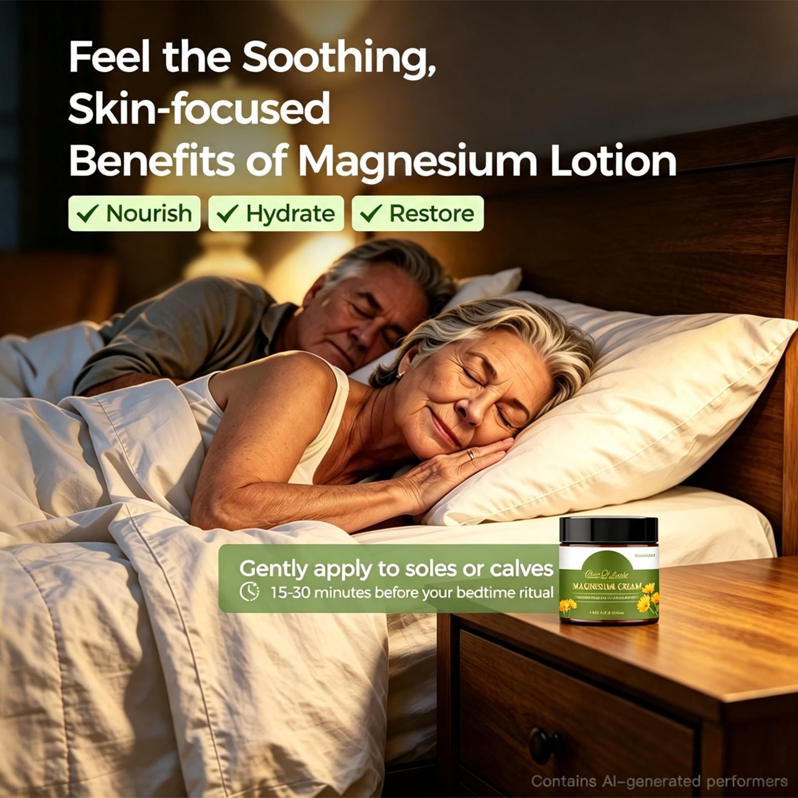 CleJoy Magnesium Cream with MSM and arnica, a skin moisturizer in a 4.23oz jar with a white and blue label.