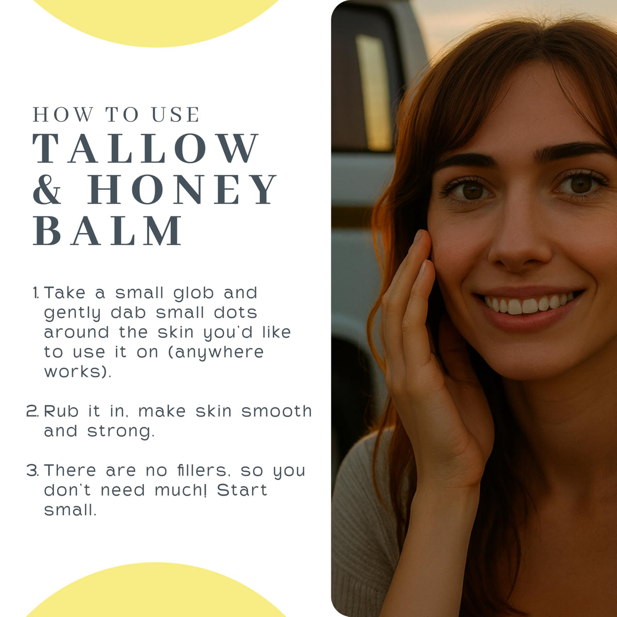 Vanman s Tallow and Honey Balm With No Added Scent - The VanMan Company Official Imagery - 4