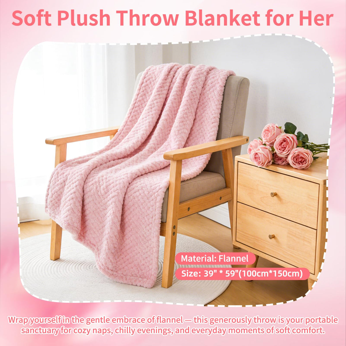 Gift Set for Women Rose Self Care Basket Set Luxury - ATOMAKER Official Imagery - 6