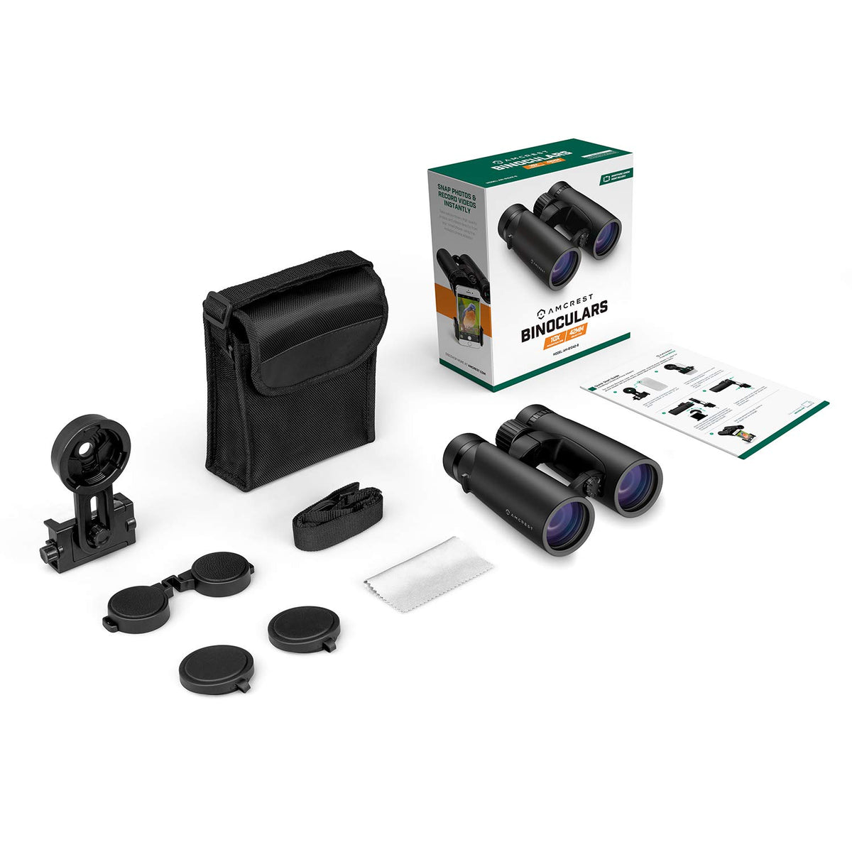 Amcrest 10x42 Roof Prism Binoculars for Adults HD - Amcrest Official Imagery - 6