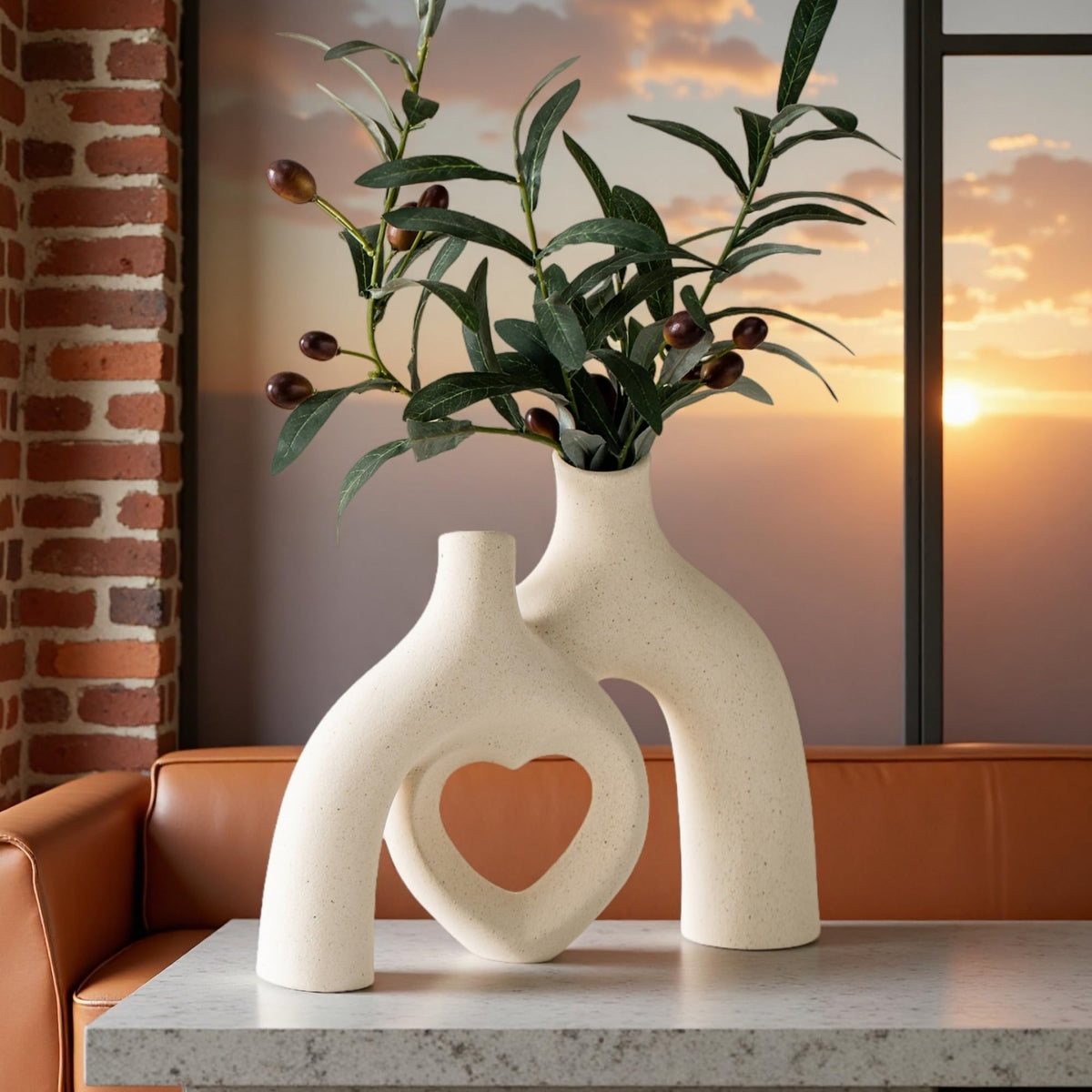 Liotww Hug Donut Decorative Vase Modern Nordic Boho Style - Liotww Official Imagery - 7