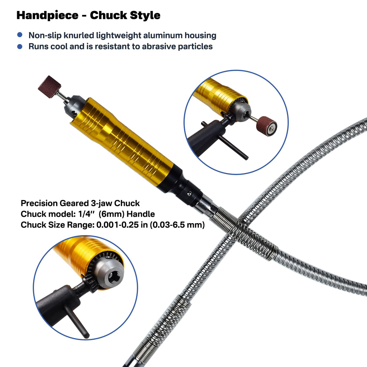 560W Flexible Shaft Grinder Electric Rotary Tool 500 - CTISMICE Official Imagery - 5
